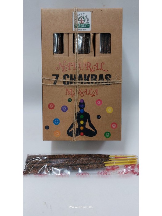 Incienso Orkay Namaste Natural 7 Chakras (12x33gr)